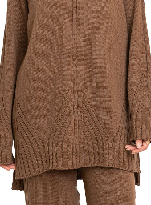 Wood Ribbed Knit Suit - Khotwh